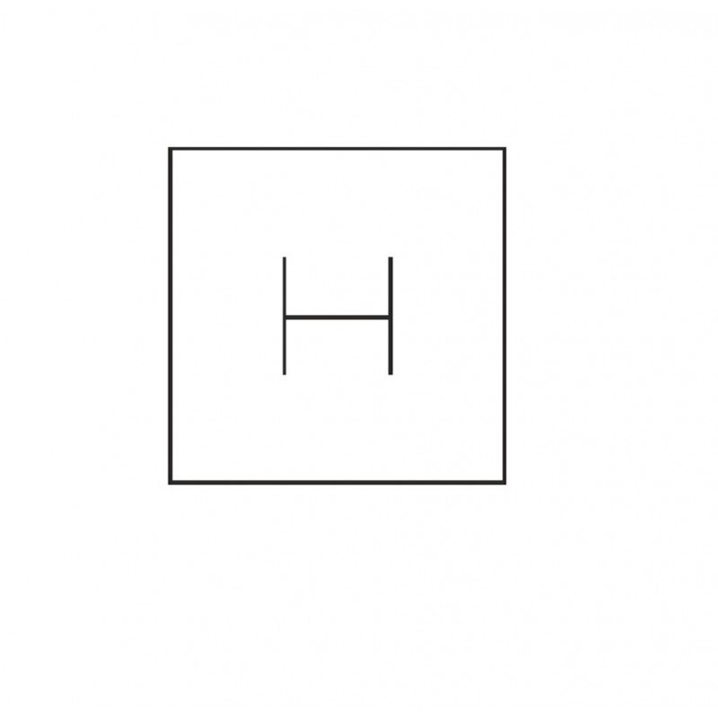 Caja HUESCA negra, sortija/pendientes 65x65x45 mm.